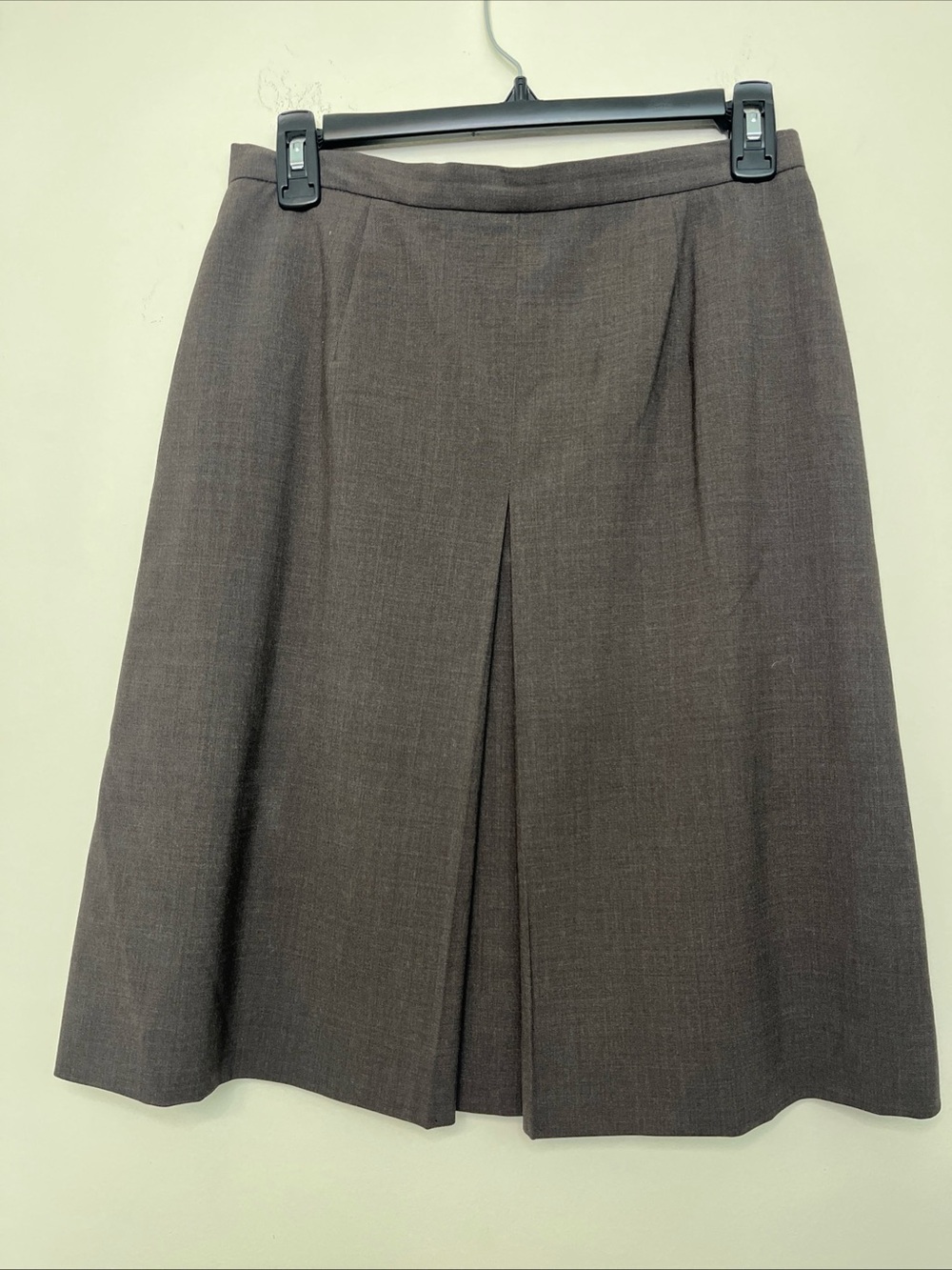 Women’s Talbots Petite VTG Vintage Stretch Wool Blend Skirt Brown Size 8